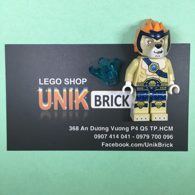 Lego Leonidas - Sư tử bờm cam trong Chima - Huyền thoại Chima chính hãng (như hình)