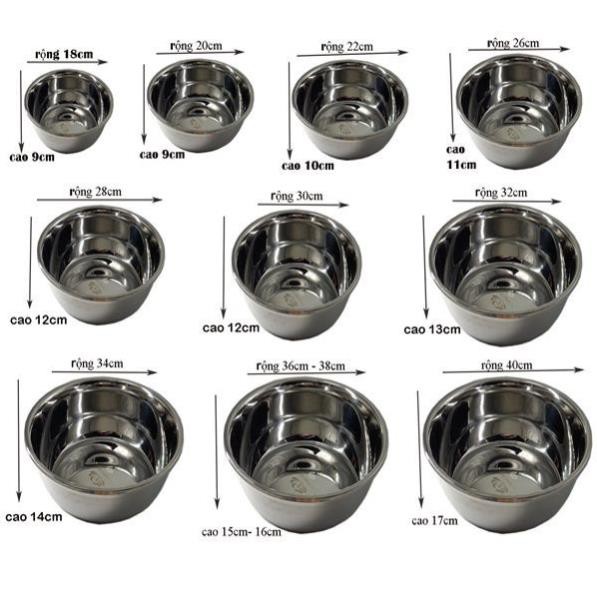 Thau Chậu inox 304 Cao Cấp