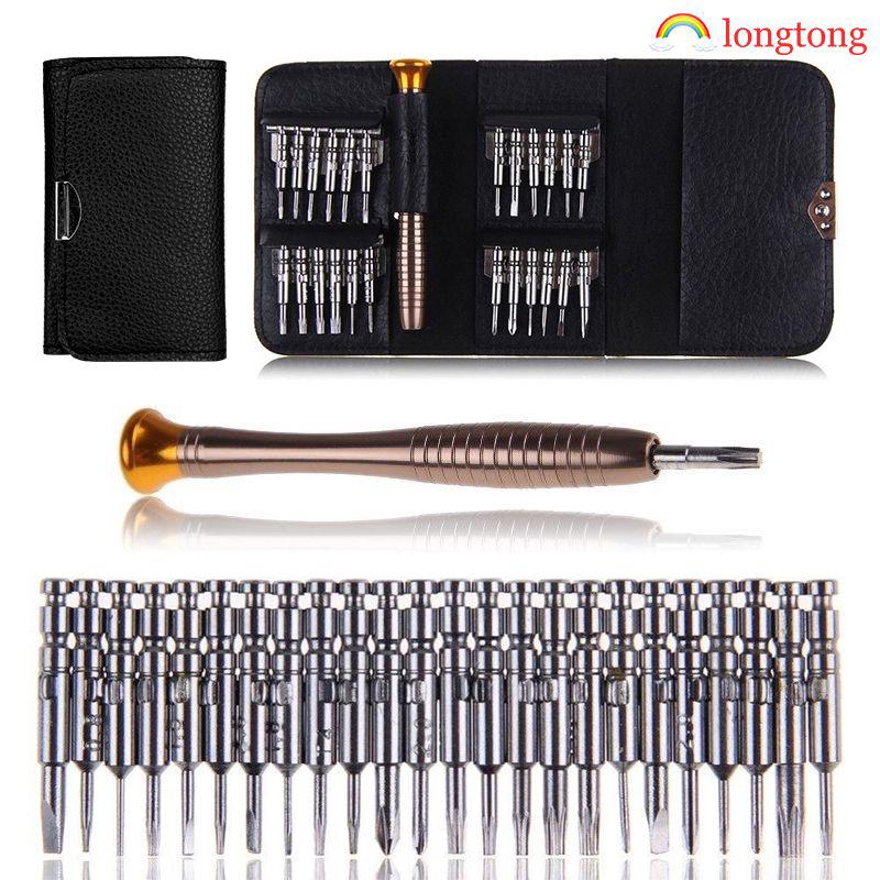 Bộ 25 tua vít mini cầm tay sửa chữa đồng hồ máy tính xách tay mắt kính