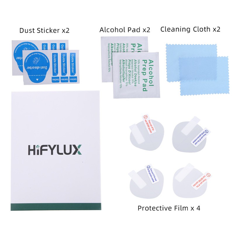 Set 4 Miếng Dán Bảo Vệ Ống Kính Vr Chống Trầy Cho Oculus Quest 2 Vr