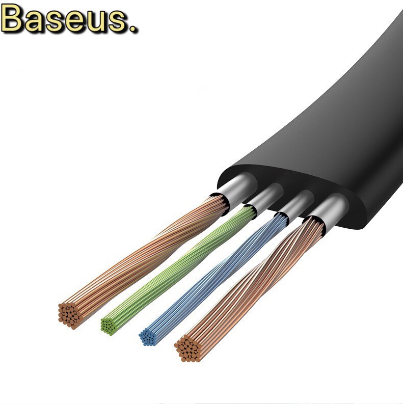 Dây cáp sạc Baseus truyền dữ liệu dành cho Lightning Portable 23cm (2A, Sạc nhanh, Siêu ngắn, Siêu bền)