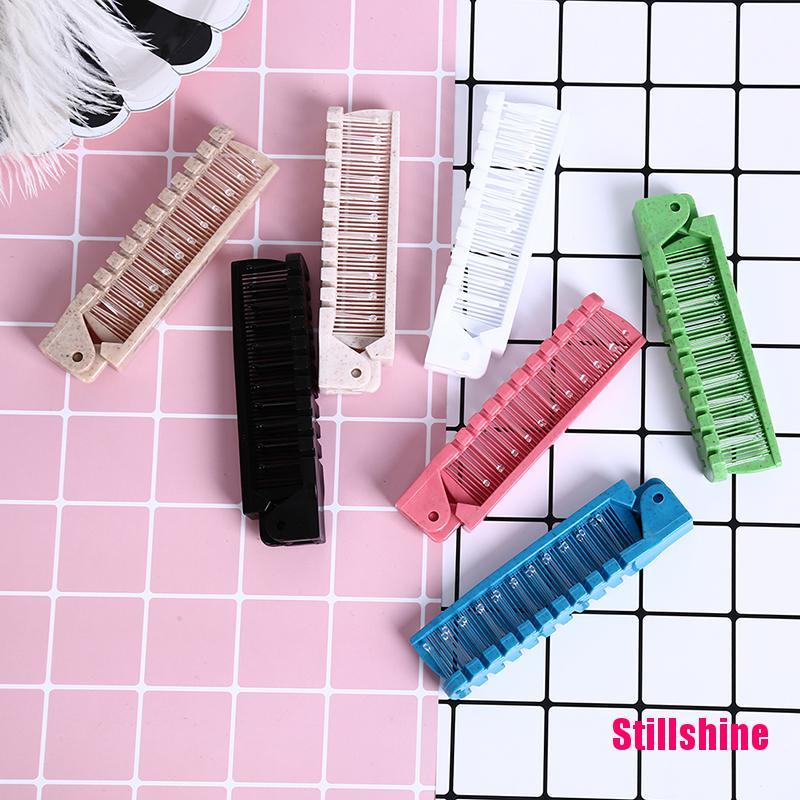 (Hàng Mới Về) Lược Chải Tóc Mát Xa Da Đầu Chống Tĩnh Điện Có Thể Gấp