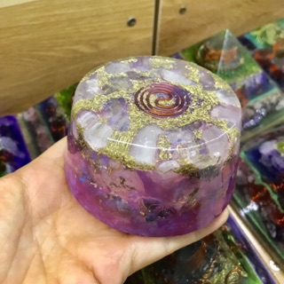 [Kho HN] Khối trụ bầu orgonite giảm ô nhiễm điện từ