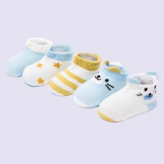 Tất lưới cổ ngắn cho bé - sét 5 đôi
