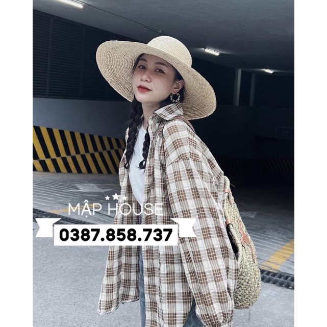 Mũ cói dáng chuông cao cấp phong cách Hàn Quốc mix được với rất nhiều phong cách