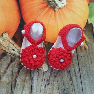 Giày len handmade cho bé !!