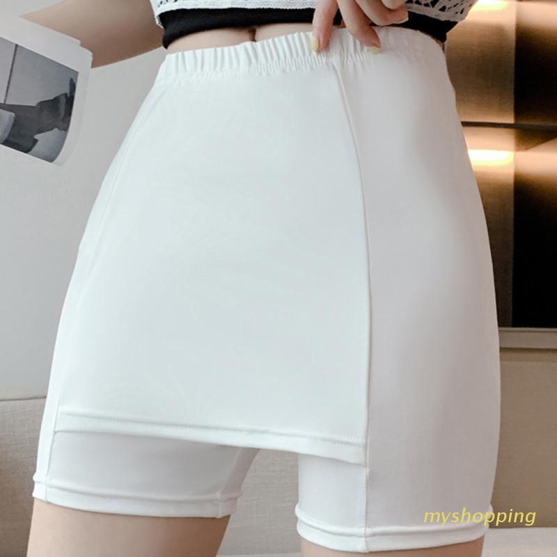 Quần Short Mặc Trong Váy Hai Lớp Không Đường May An Toàn Tiện Dụng