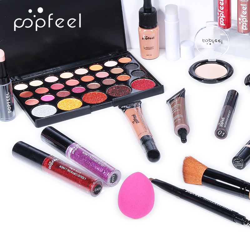 [Hàng mới về] Bộ mỹ phẩm trang điểm POPFEEL KIT004 tất cả trong một (26 món) | BigBuy360 - bigbuy360.vn