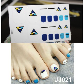 Miếng dán móng chân - Nail Wraps (22 miếng dán khô)