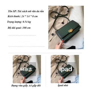 Túi xách nữ vân da rắn
