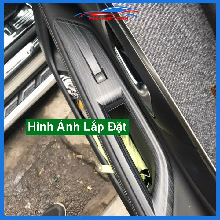 Ốp nội thất Peugeot 3008-5008 vân đá nhựa ABS bảo vệ chống trầy xước và làm đẹp xe