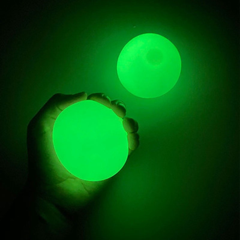 Parent-Child Interaction Sticky Target Ball Luminous Ceiling Ball Thrown To The Ceiling Decompression Ball Sticky Target Ball Decompression Toy