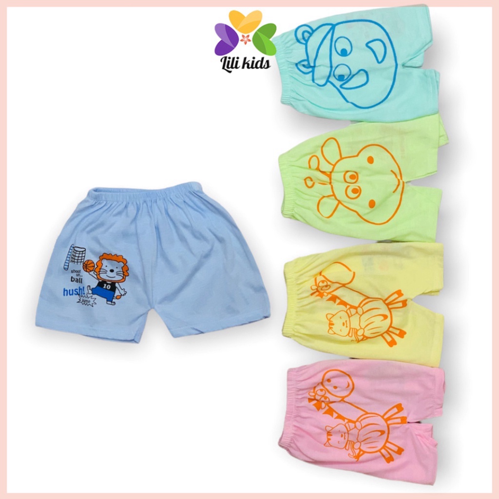 Quần Chục Đùi LILIKIDS Quần Cotton Carter Cộc Mùa Hè Cho Bé Trai Bé Gái QC16