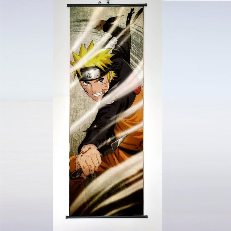 Poster vải anime Naruto 45x125 tranh vải