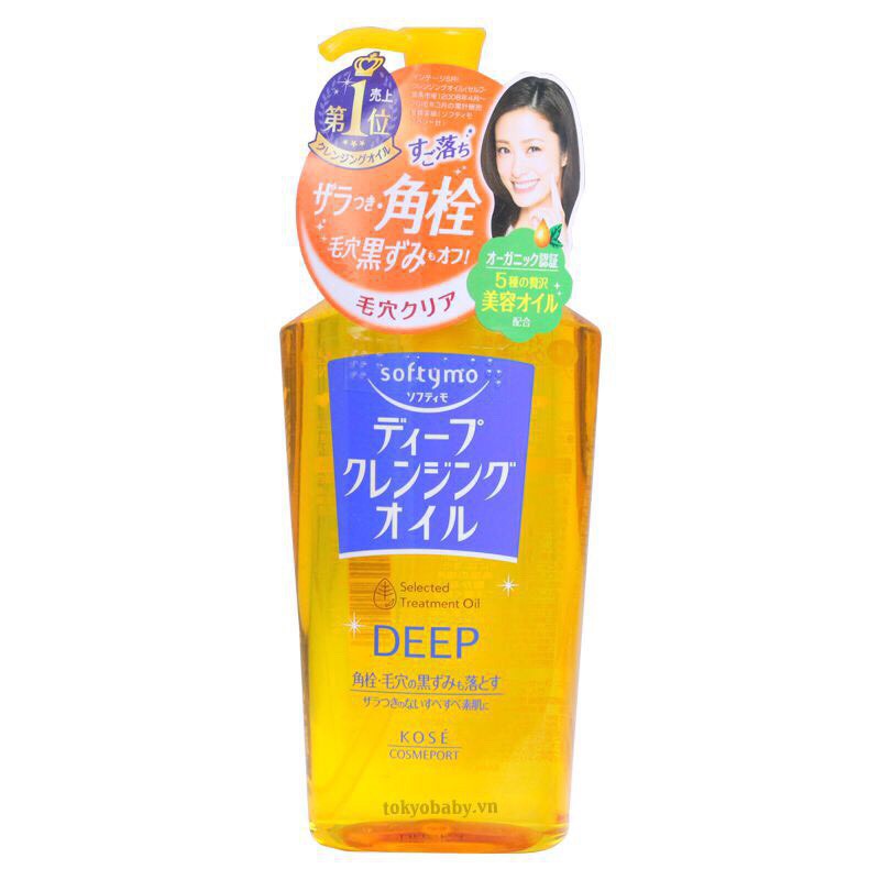 Dầu tẩy trang Kose Softymo Cleansing Oil Deep 230ml