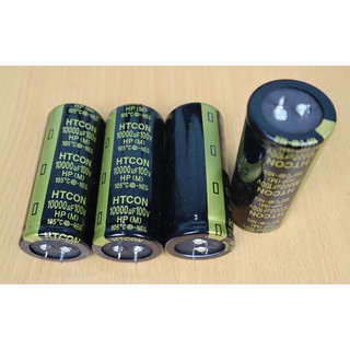Tụ amply htcon 10000uf/100v với kích thước 8 x 3.5 chất lượng cao