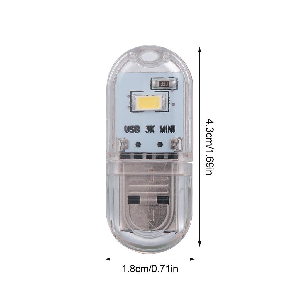 Đèn LED USB Đọc Sách / Bàn Phím / Máy Tính Trang Trí Nội Thất Phòng Ngủ / Xe Hơi Khẩn Cấp