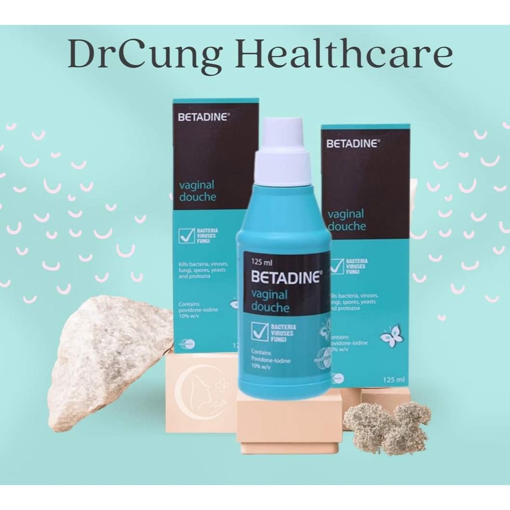 Betadine Dung Dịch Vệ Sinh - Betadine Phụ Khoa, Sát Khuẩn, Ngứa Vùng Kín, Chăm Sóc Vùng Kín (Lọ 125ml) [Chính Hãng]