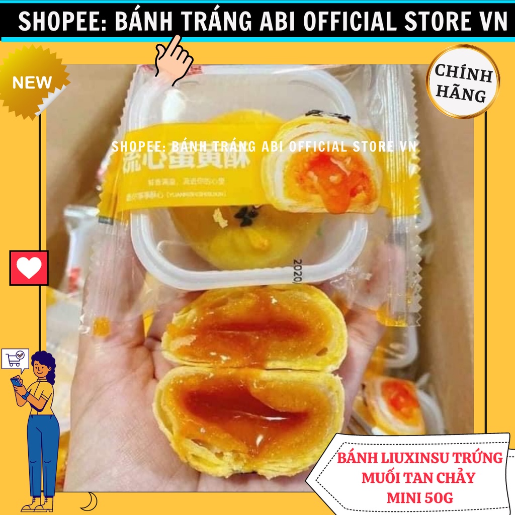 1KG 20 CÁI BÁNH PÍA NƯỚNG TRỨNG CHẢY EGG YORK ĐÀI LOAN NSX MỚI CÓ TEM PHỤ