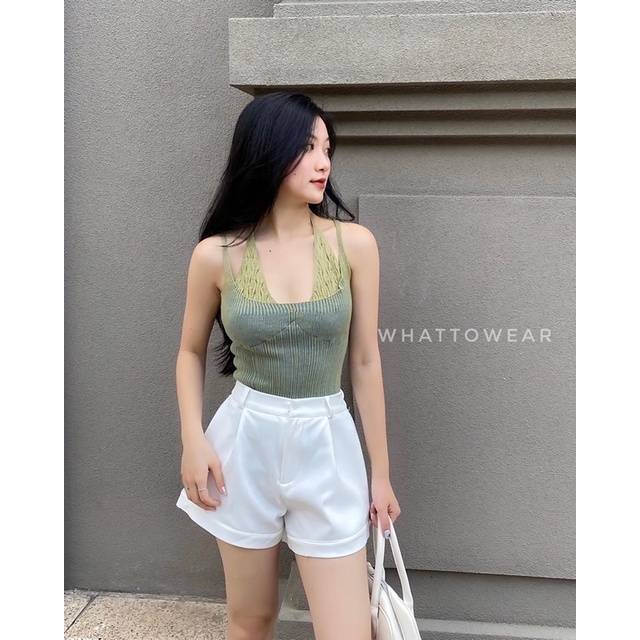 Short đai chun form mini 4 màu trung tính