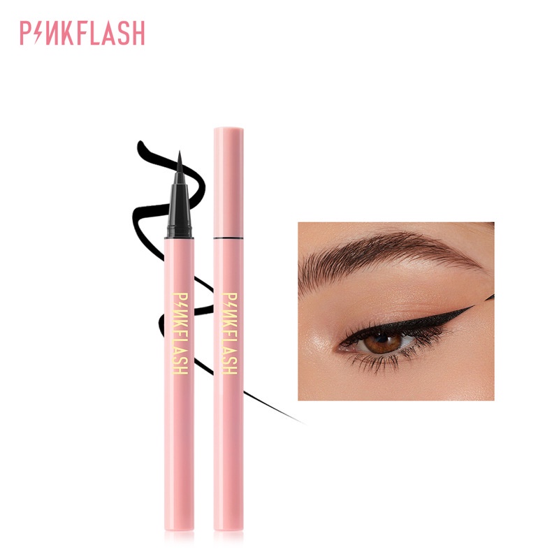 BÚT KẺ MẮT DẠ PINKFLASH CHÍNH HÃNG NHANH KHÔ CHẤT LÌ CHỐNG THẤM NƯỚC LÂU TRÔI MÀU ĐEN CƠ BẢN TRỌNG LƯỢNG 0.8G