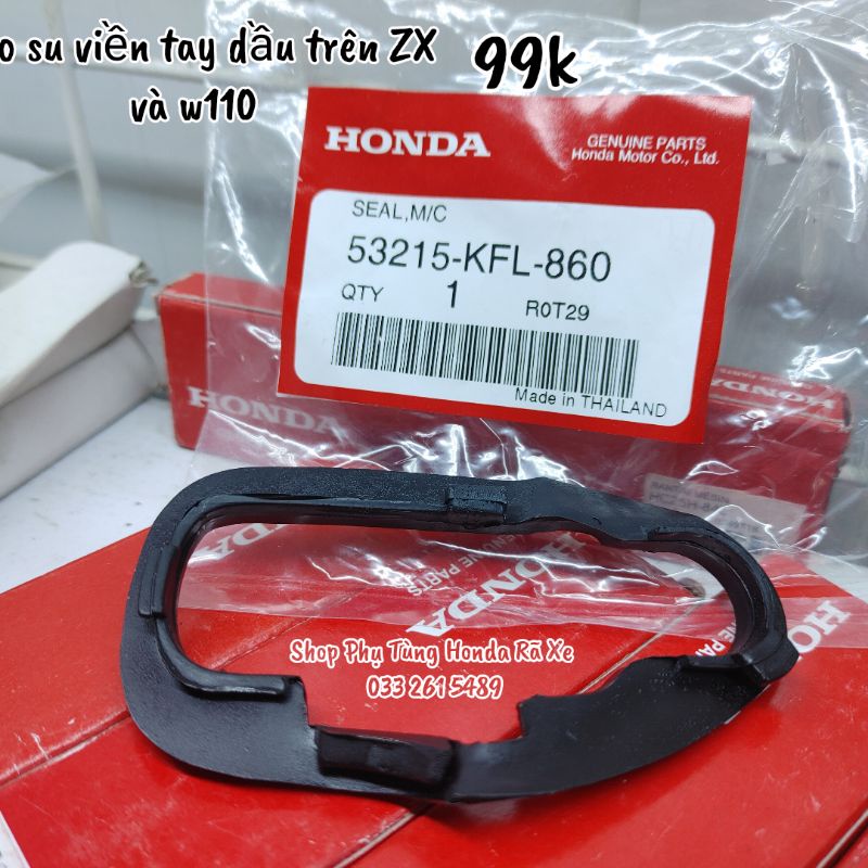 Cao su viền tay dầu thắng dĩa W110 thái và ZX zin Made in Thailand