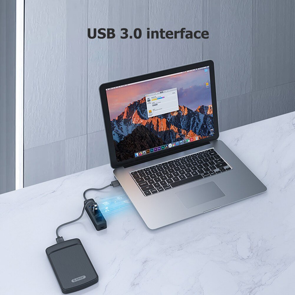 Hub USB 4 Cổng 3.0 ORICO TWU3-4A Splitter Bộ Mở Rộng PC Đa USB Tốc Độ Cao