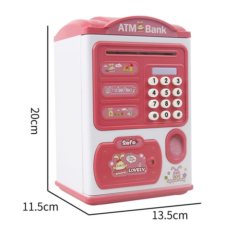 Hộp Đựng Tiền Tiết Kiệm Có Mật Khẩu Vân Tay