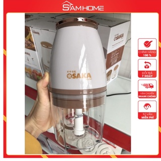 Máy xay sinh tố xay thịt cá chính hãng Osaka nắp đồng mâũ mới bảo hành 12 tháng