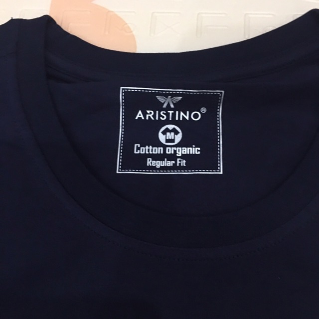 Aó thun nam ngắn tay aristino sợi bông thuần khiết  REGULER  ATS008s9