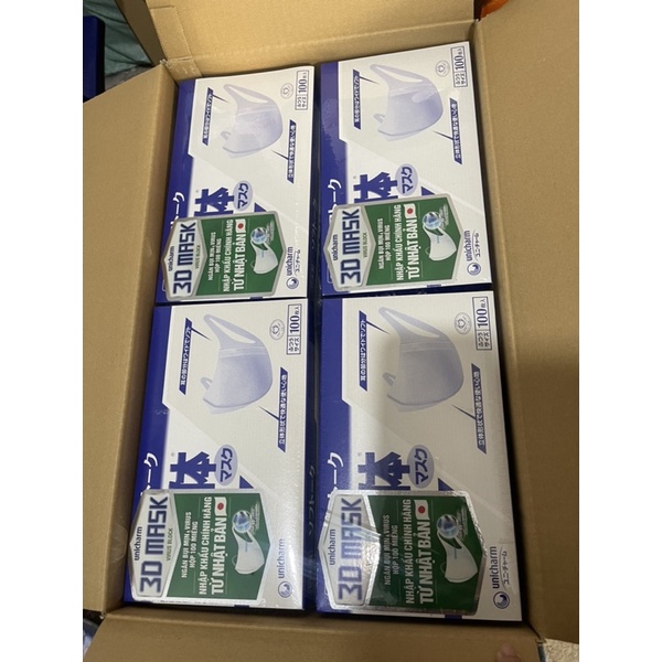 Khẩu Trang 3D Mask Super Fit Unicharm hộp 100 miếng Hàng chính hãng | BigBuy360 - bigbuy360.vn