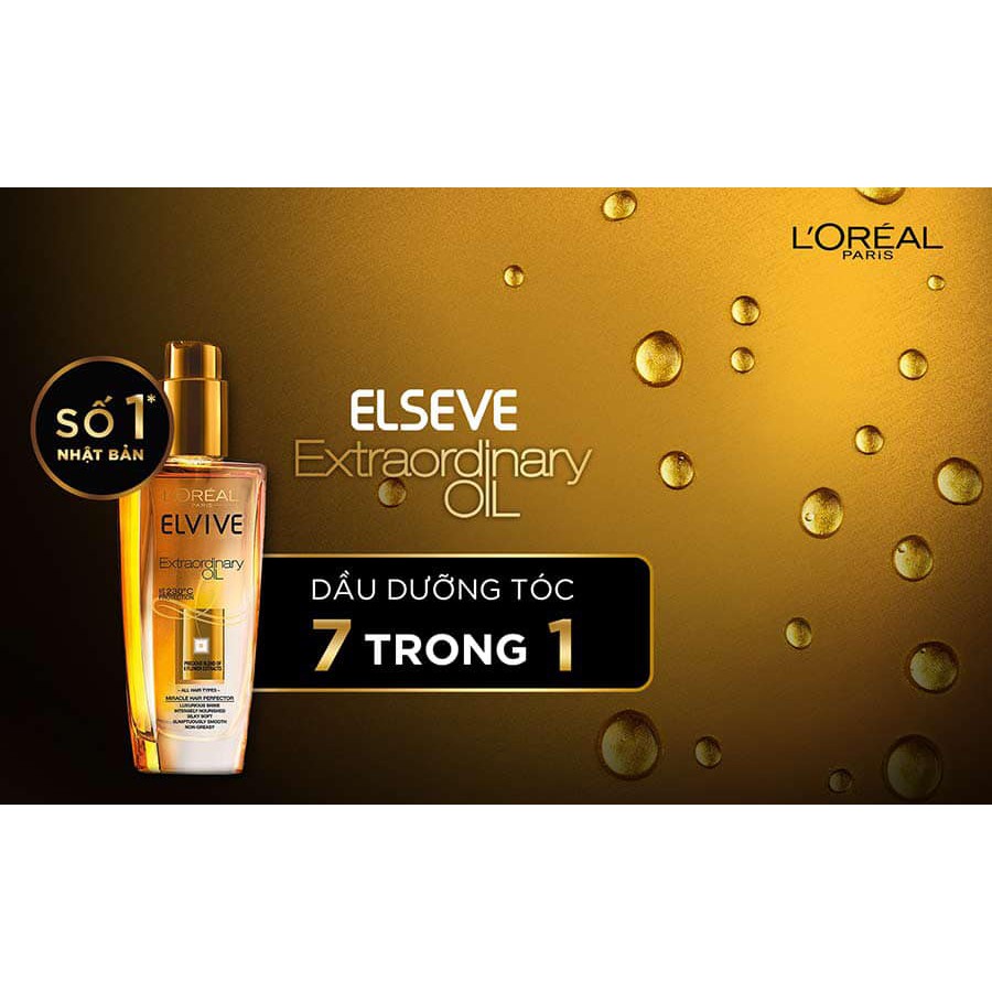 Tinh dầu dưỡng tóc 💥 L'Oreal Elvital Extraordinary Oil