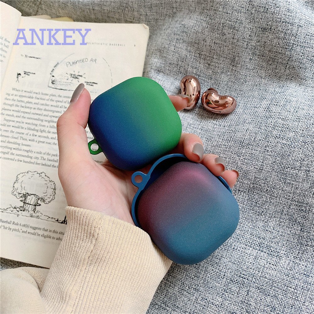 Case for Samsung Galaxy Buds Live / Buds Pro / Buds2 Vỏ Bảo Vệ Hộp Sạc Tai Nghe Bằng PC Cứng Màu Gradient Thời Trang Cho Samsung Galaxy Buds Live/ Buds Pro/ Buds 2