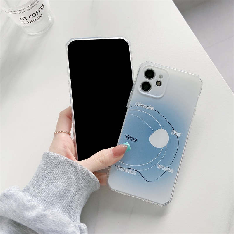Ốp Điện Thoại Hình Mặt Trăng Sáng Tạo Cho Samsung S10 S20 S21 S22 Note 10 Plus 20 Ultra S21 FE S21+ S22+ 5G