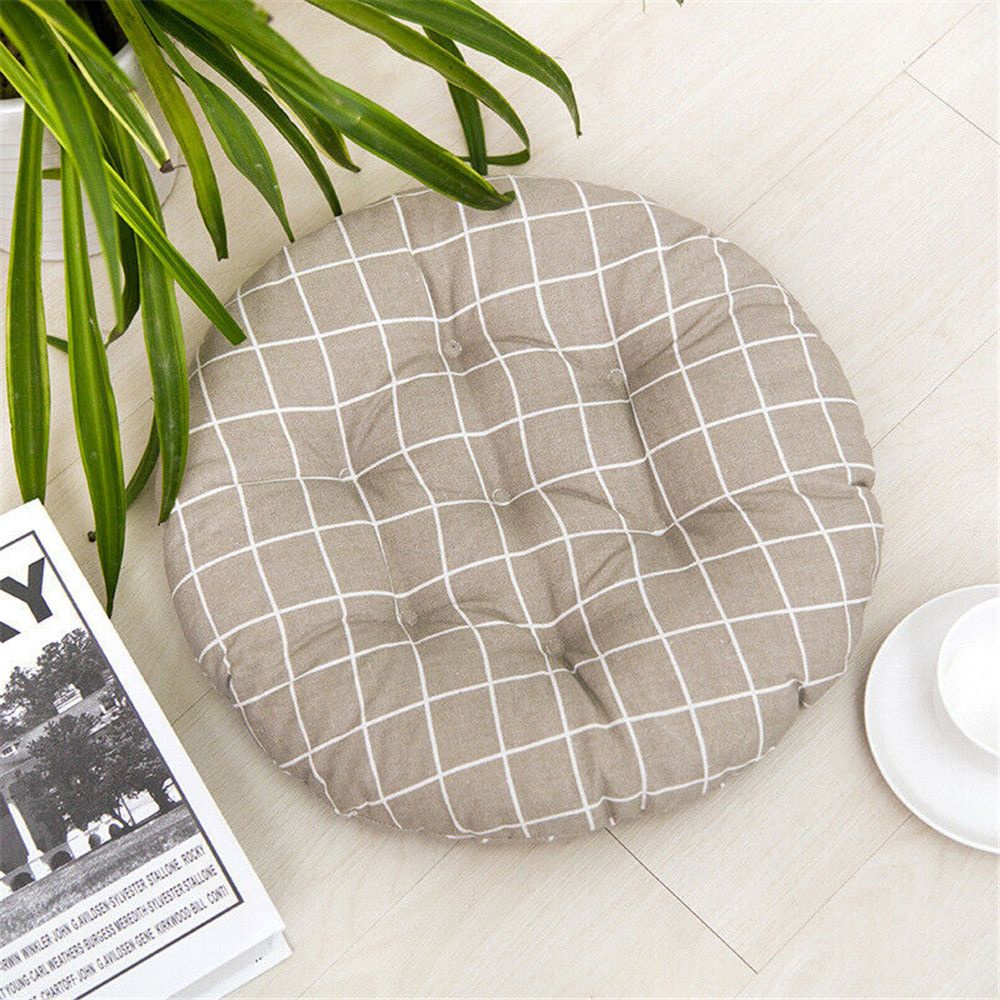 ❤LANSEL❤ 40*40cm Garden Cotton Linen Cushion Patio Dining Cushions Chair Seat Pads Sofa Party Outdoor Furniture Coarse Cloth