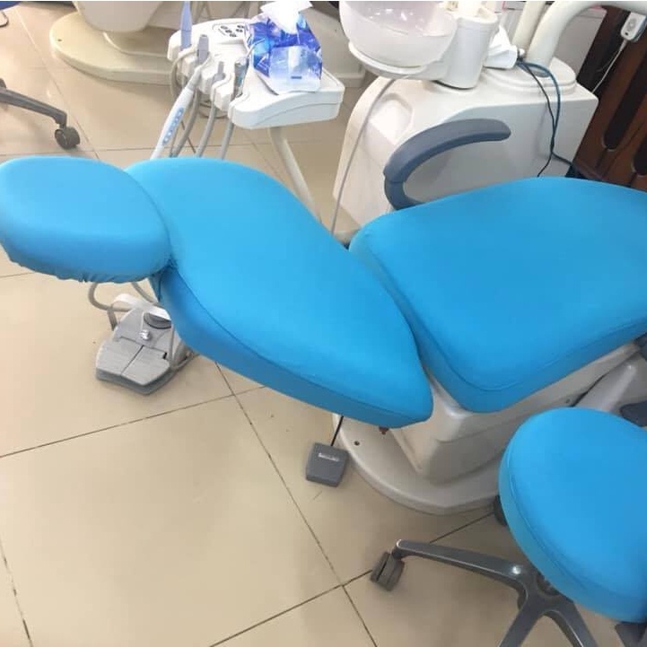 Bộ bọc ghế nha khoa,bọc ghế nha sĩ ,4 màu xanh ngọc,tím,xanh dương,xanh da trời
