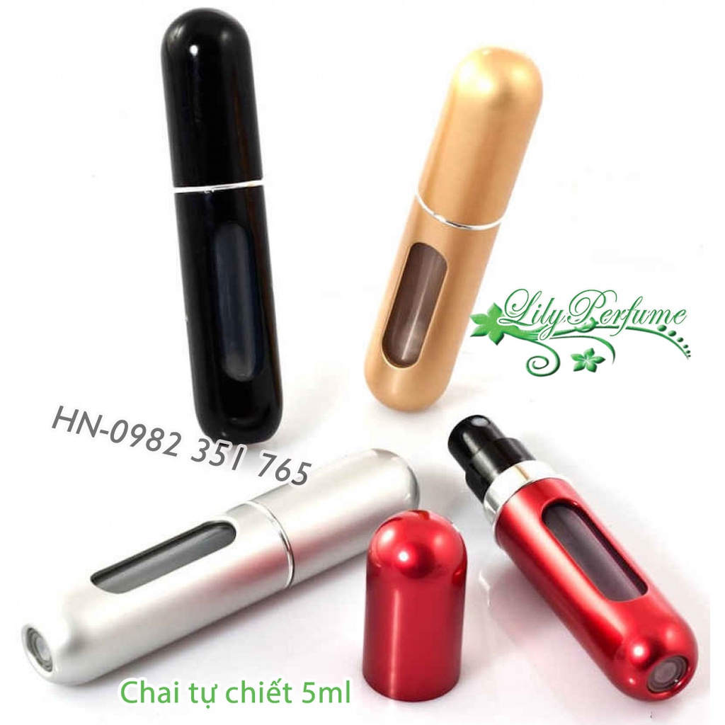 Lọ chiết nước hoa tự động 5ml (lọ chiết đáy)