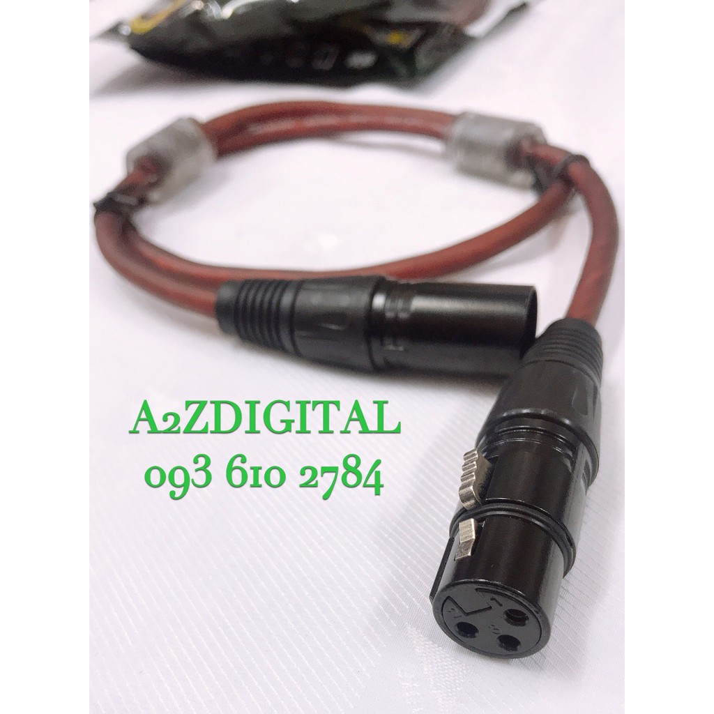 DÂY JACK CẮM Canon  1 ĐẦU CANON ĐỰC - 1 ĐẦU CANON CÁI