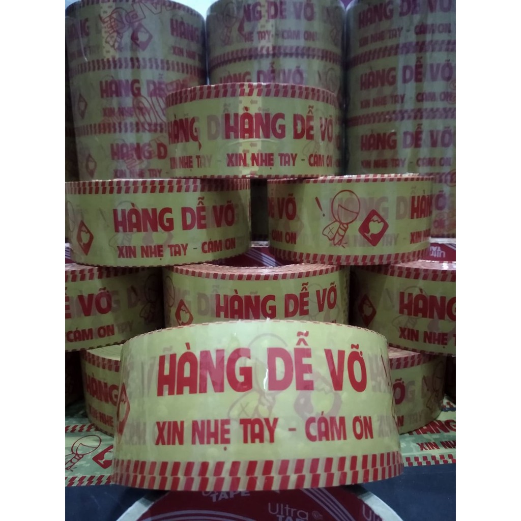 ComPo 3 Cuộn Băng Keo in &quot; Hàng Dễ Vỡ &quot;