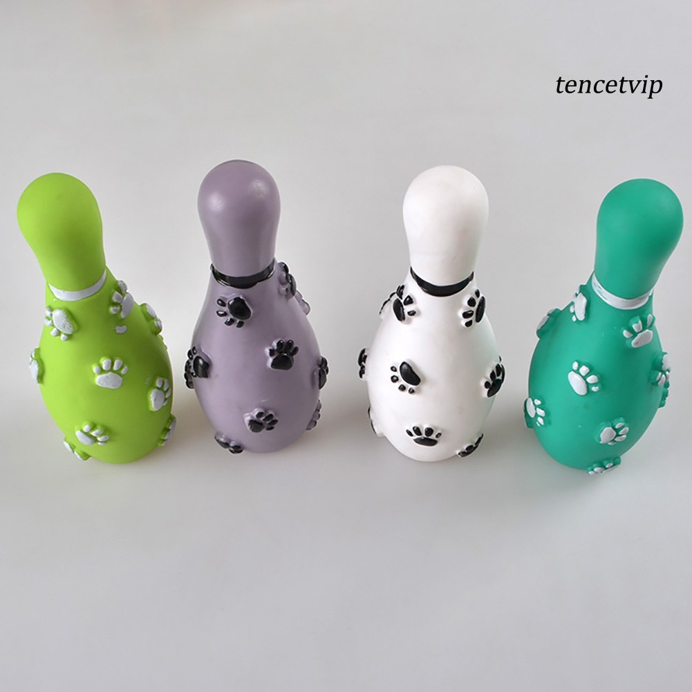 Bộ đồ chơi bóng bowling phát âm thanh vui nhộn cho thú cưng