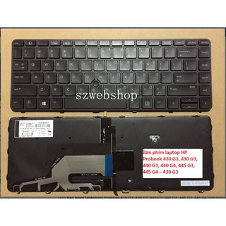 Bàn phím laptop HP Probook 430 G3, 430 G3, 440 G3, 440 G4, 445 G3, 445 G4 – 430 G3