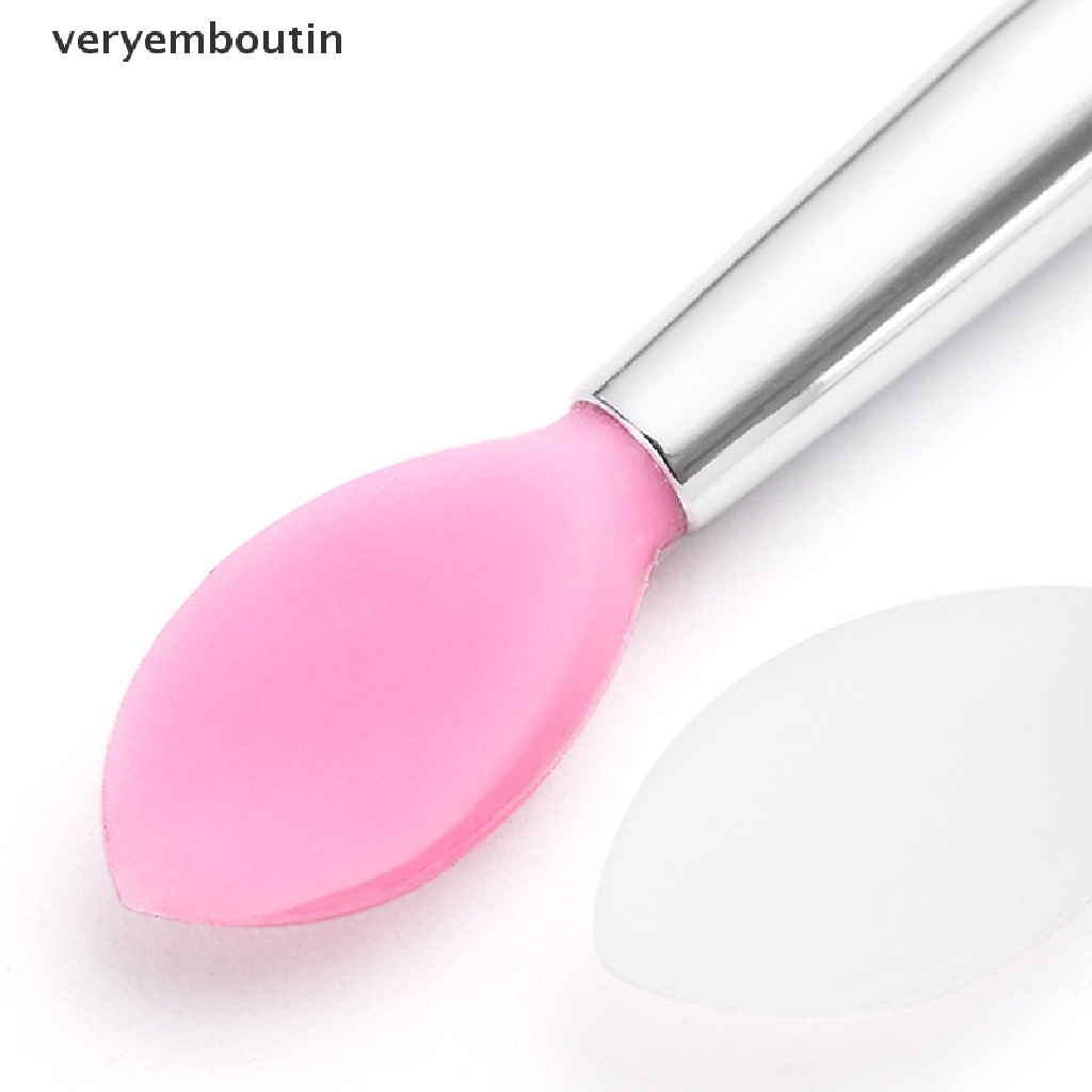 [Hàng mới về] Bộ 10 cọ trang điểm môi mini bằng silicone