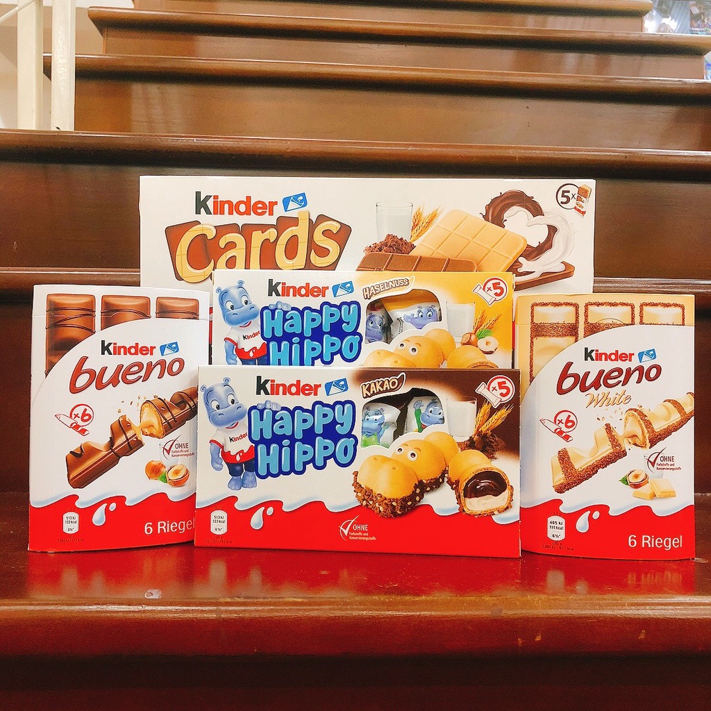 Bánh Chocolate Kinder Cards 128g - Mẫu mới về - Đức