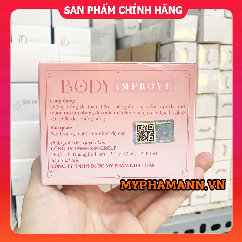 Kem Body Thu Thủy BEREOVI Improve Tone Up B5 Chính Hãng 220g