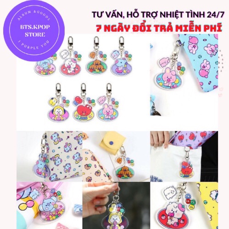 Móc khoá BT21 BABY JELLY