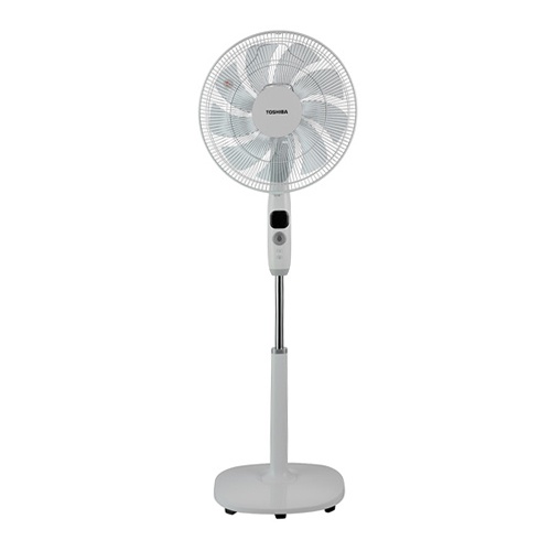 Quạt đứng điều khiển từ xa Toshiba F-LSD10VN 9 cánh có inverter màu xám - Bảo hành hãng 12 tháng