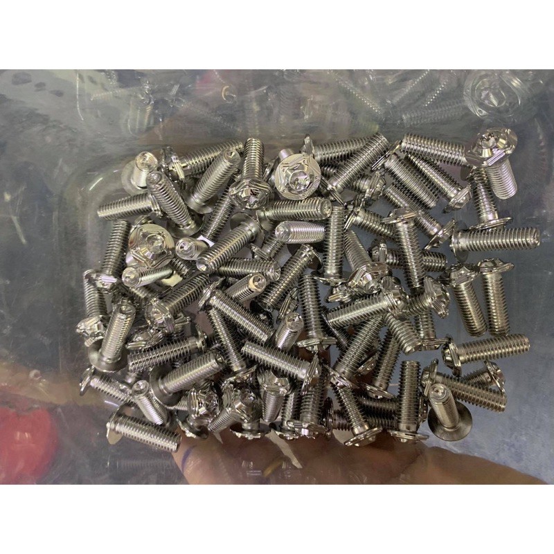 Ốc Salaya 5li , 6li , 8li Dù Phay chuẩn inox 304