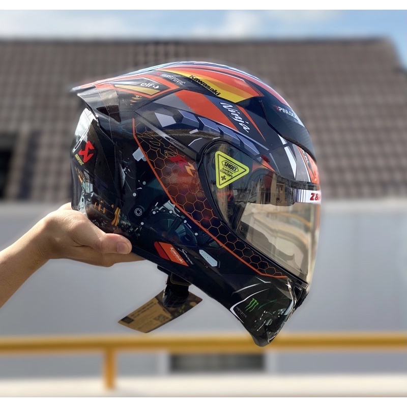 MŨ BẢO HIỂM ROYAL M138B ĐEN BÓNG LÊN TEM KAWASAKI CAM CỰC CHẤT, MUA 1 mũ  TẶNG 1 quà và BH 12 Tháng