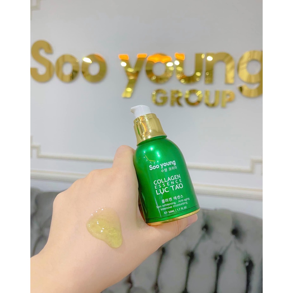 (Hot) Tinh Chất Truyền Trắng Collagen Essence Lục Tảo - SooYoung | BigBuy360 - bigbuy360.vn