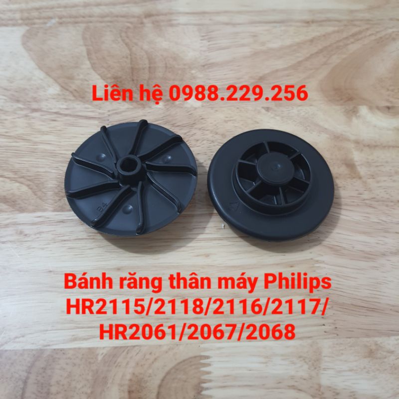 Phụ kiện máy xay- Bánh răng thân máy chính hãng máy xay Philips HR2115/ HR2118/ HR2061/HR2068